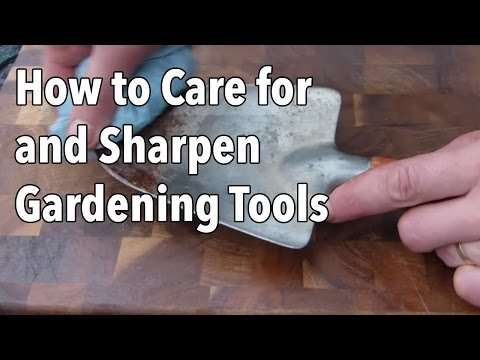 How to Care for and Sharpen Gardening Tools